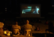 Projection en plein-air