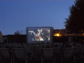 Projection en plein-air